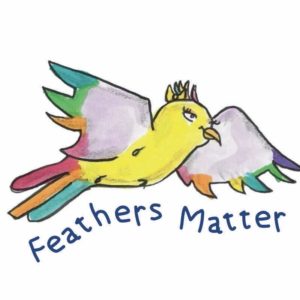 Feathers Matter Sticker